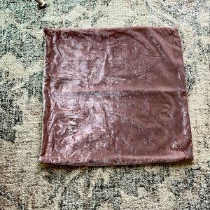 West Elm light pink velvet and linen pillow covers. Set of 2